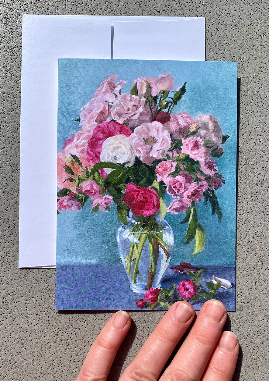 Floral Note Cards - Assorted Group of 5