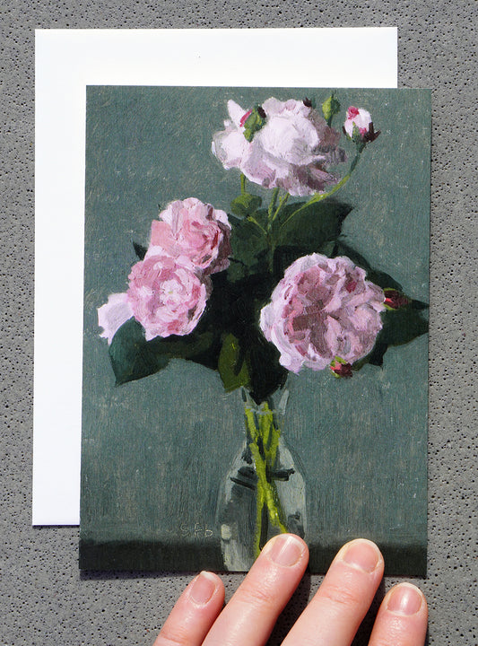Note Card - Fantin Latour Roses