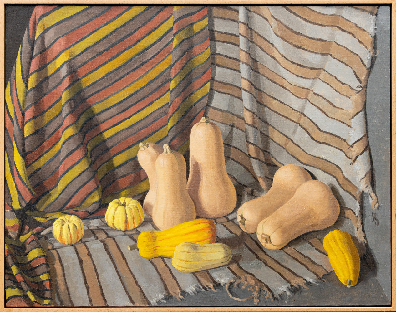 Healthy Food with Stripes