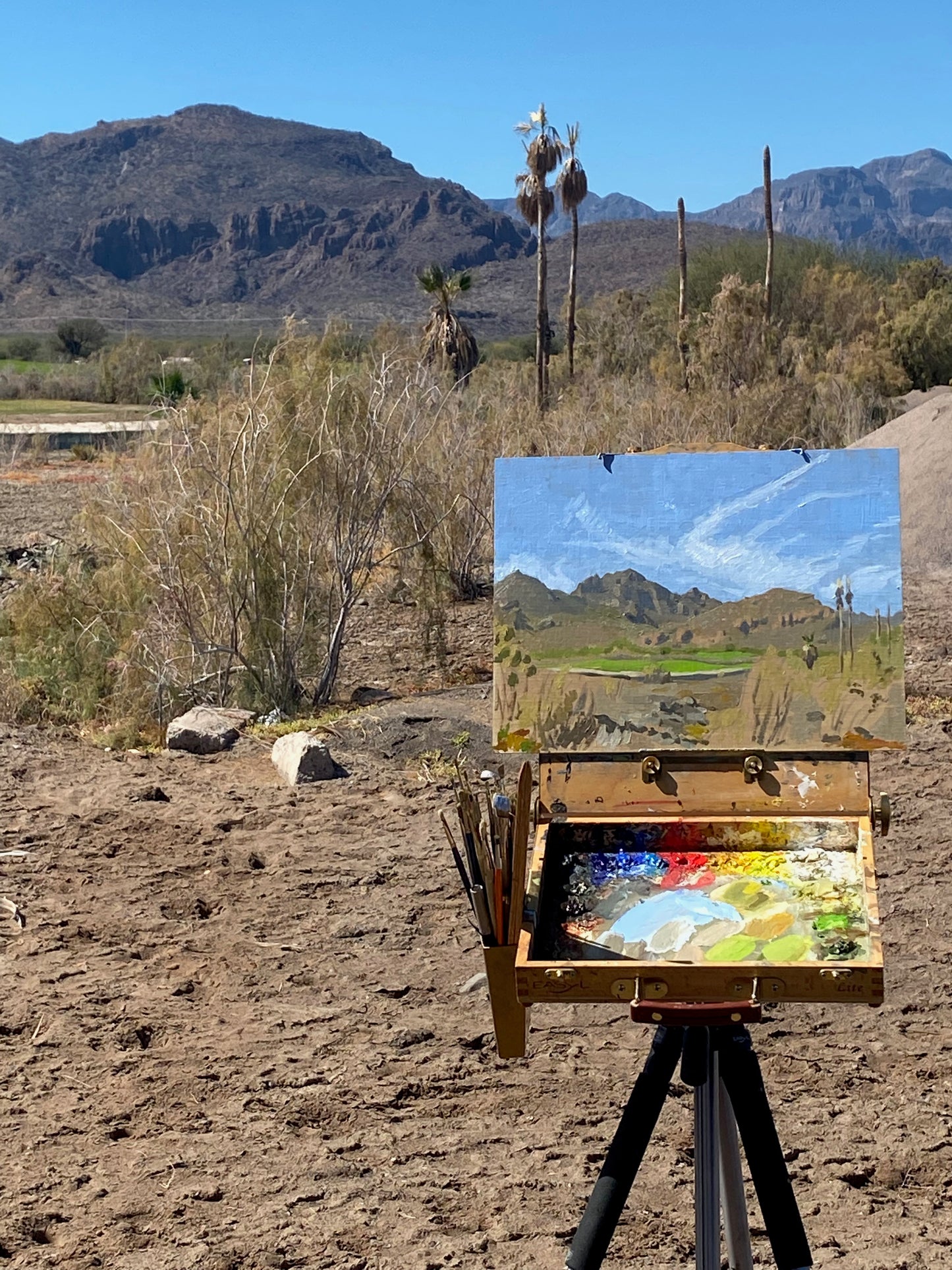 Sierra De La Giganta With Golf Course