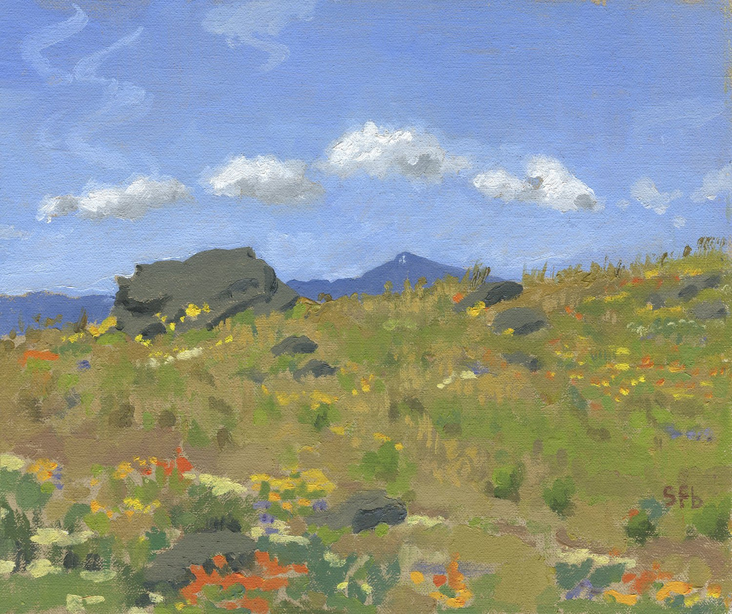 Mount Ashland From The PCT Near Hobart Bluff