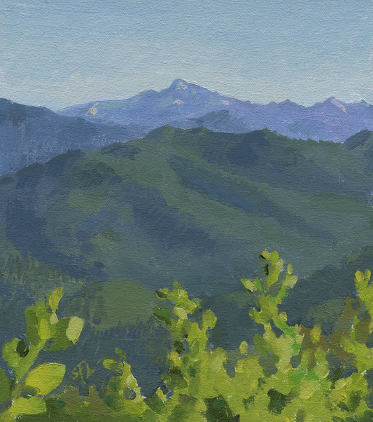 Red Butte in the Evening - Siskiyou Crest