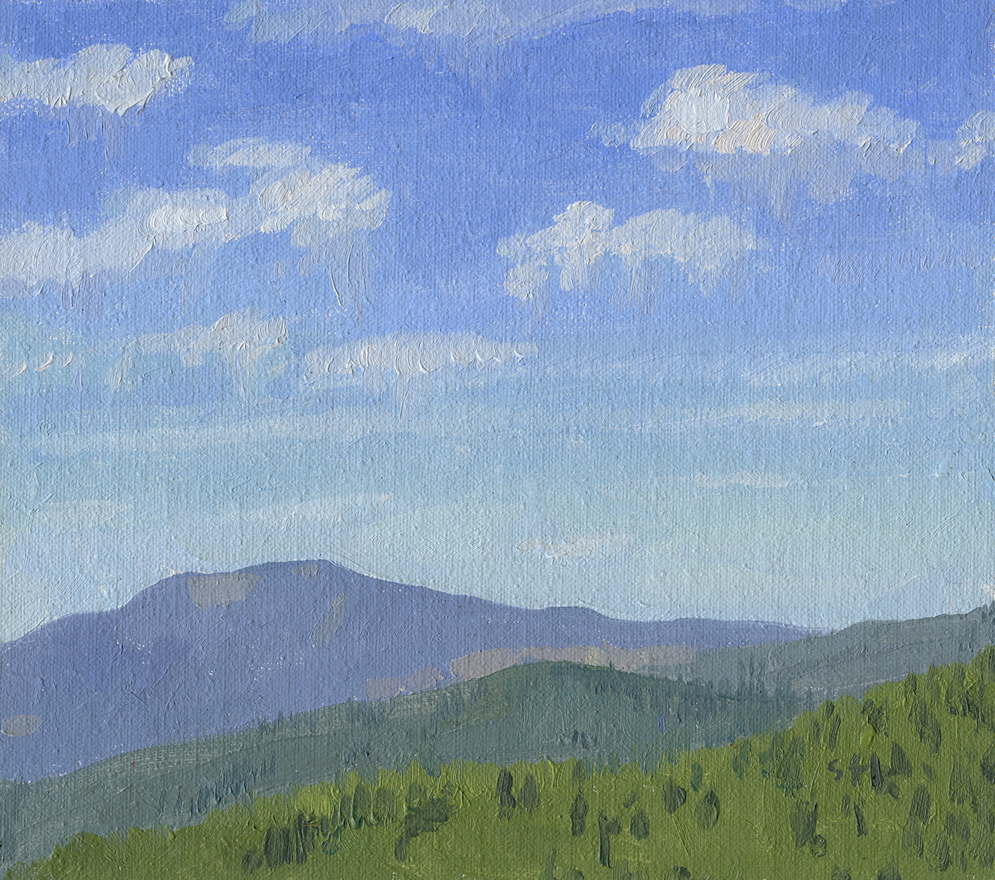 Wagner Butte in the Evening - Siskiyou Crest