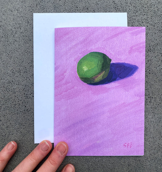 Note Card - Lime