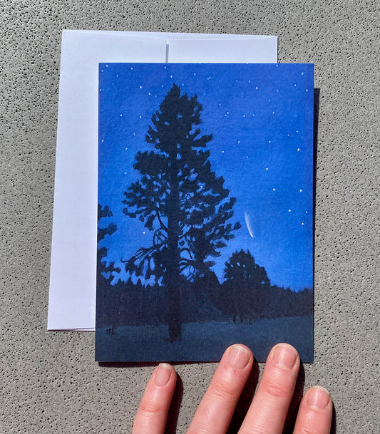 Note Card - Neowise at Vesper Meadow
