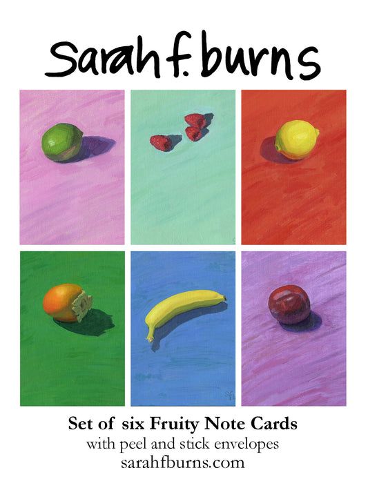 Fruit Salad Six Pack - Set of Six Note Cards