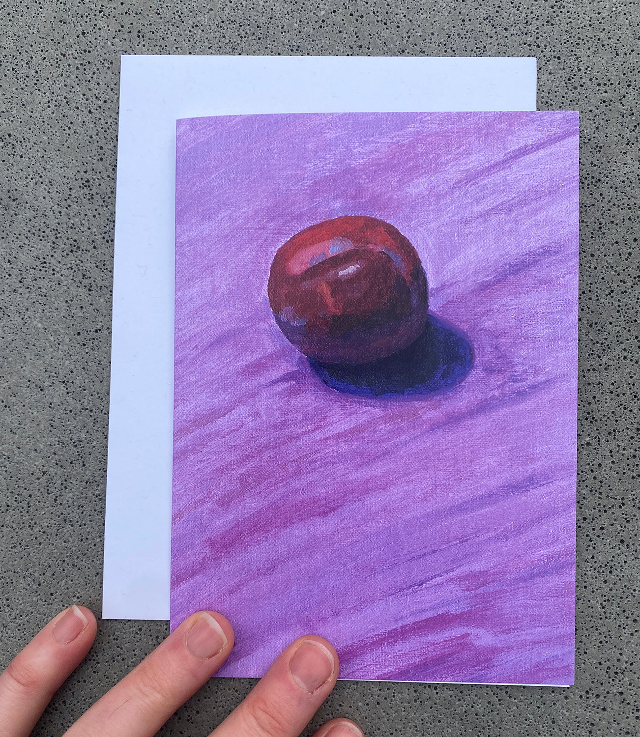 Note Card - Plum