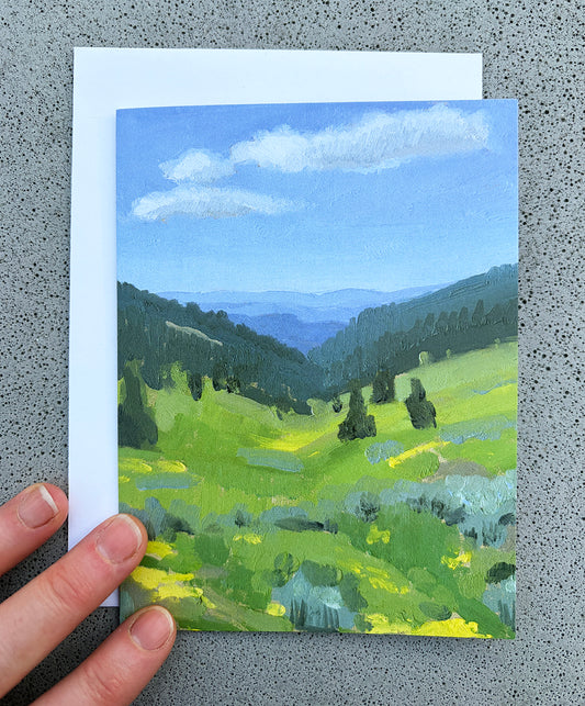 Note Card - Siskiyou Sketch